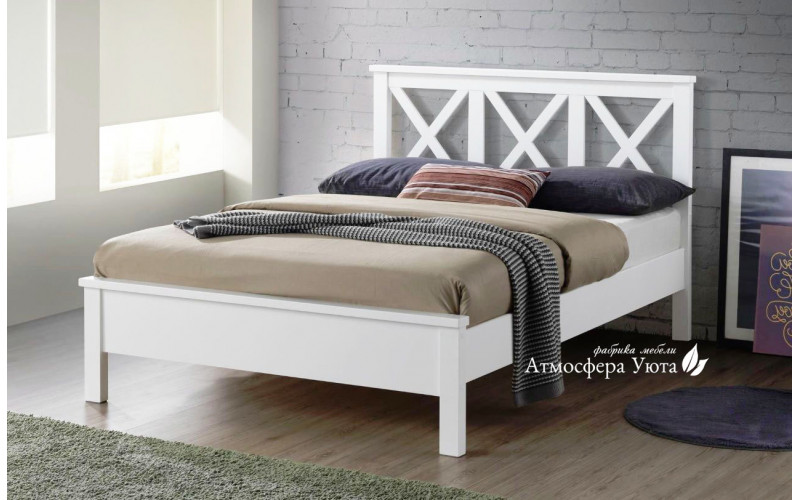 Деревянная двуспальная кровать "Прованс"